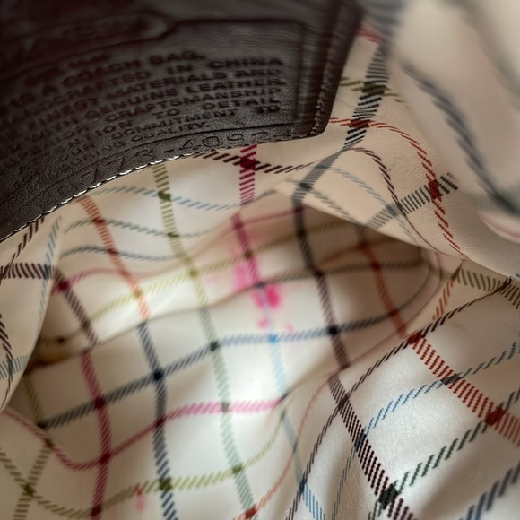 Coach Crossbody Brown/Beige Signature Coated Canvas Purse. Authentic I.D. # - Picture 16 of 16